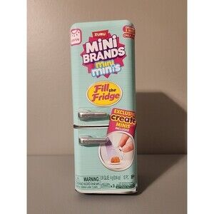 Zuru Mini Brands Minis Fill the Fridge Light Up Refrigerator Playset Kitchen